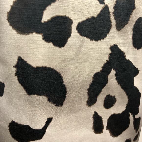 Ann Taylor cream black animal print sleeveless sheath dress size 10 - Picture 7 of 15